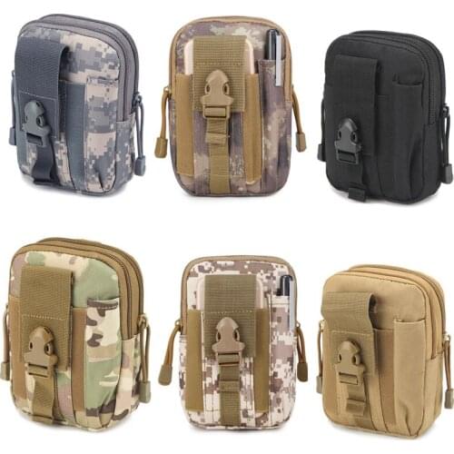 Tactical Molle Pouch Military Tool EDC Bag Waist Belt Hunting Bag Casual Outdoor Wallet Pouches Fashlight Phone Case Pocket