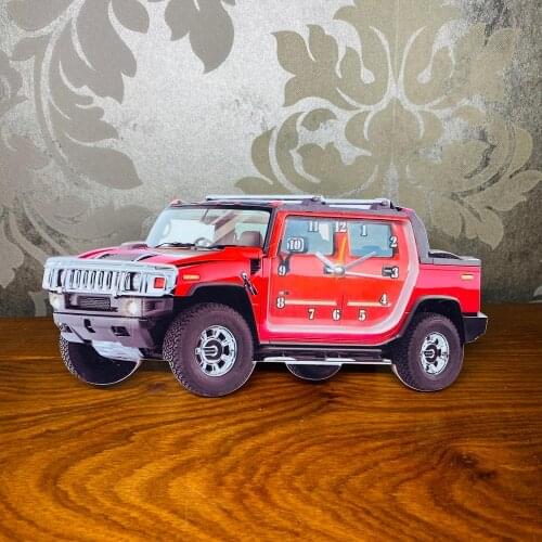 Vintage Wall Clock Car Design Relogio De Parede Large Silent For Living Room Old Time Cars Saat Decor Route Watch Wall