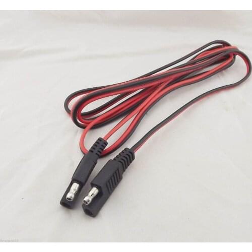 10pcs Battery SAE To SAE DC Power Automotive Connector Cable Cigarette 18AWG 2M