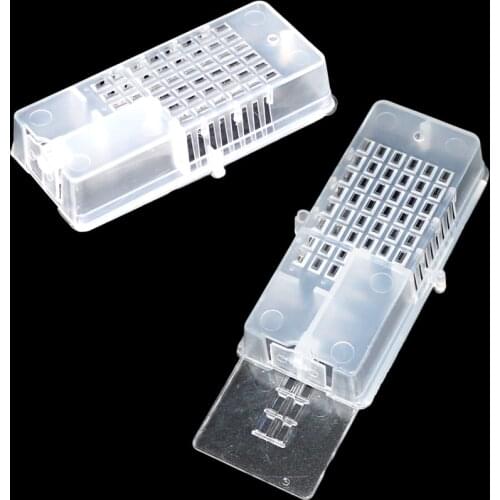 Beekeeping bee queen rearing cage Transport cages cell plastic post mail new king transparent supplies equipment 10 Pcs