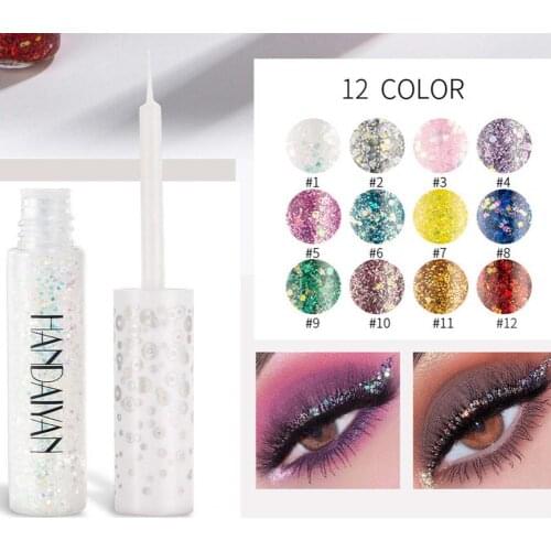 5g Liquid Eyeshadow Long Lasting Precise Synthetic Shining Glitter Liquid Eyeshadow for Beauty