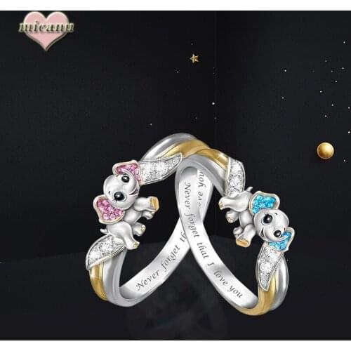 Bague Cute Moda Crystal Luxury Bodas Dropshipping Center Vintage Ringen Voor Vrouwen Eternity The Originals Femme Indian Jewelry