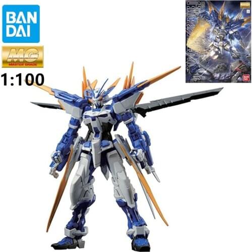 BANDAI MG 1/100 SEED Destiny Astray B- MBF-P03D Gundam Astray Blue Frame D Confusion In Assembly Model Action Toy Figures Gifts