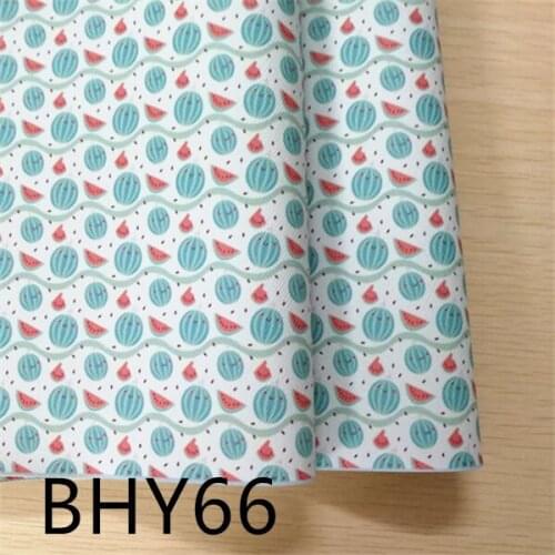 Free shipping 7.6*12inch cartoon print synthetic leather fabric for DIY accessories BHY66