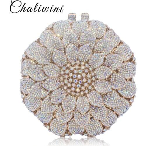 Chaliwini Women's Silver Clutches