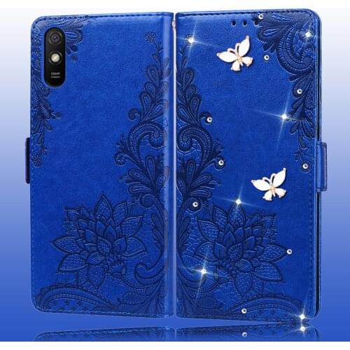 For Redmi 9A 9C Case Flip Leather Wallet Case For Funda Xiaomi Redmi 9AT Case 9C Book Phone Case For Redmi 9 9C NFC Coque Cover