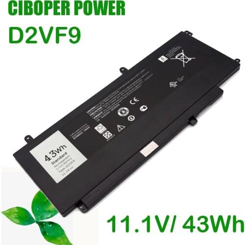CP Original Laptop Battery D2VF9 11.1V 43Wh For 15 7547 7548 For Vostro 5459 Sereis 0PXR51 0YGR2V P41F P68G 4P8PH PXR51