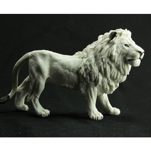 Wild Animals Lions Solid PVC Model Action Figure Toys Classic Animal Model Toy Kids Birthday Gift