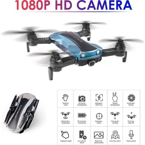 Optical Flow Positioning Smart Follow Drones Quadcopter ESC Camera Gesture Selfie Dron Flight 25Minutes RC Helicopter Drone toy