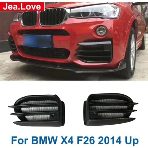 X4 F26 FRP Material Sport Style Car Fog Lamp Box Light Cover For BMW X4 F26 2014 Up