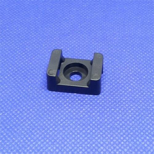 Fixed seat HC Black Nylon Saddle cable tie fixed seat cable tie nylon wire zip width fixing basement cable holder Wire tiding