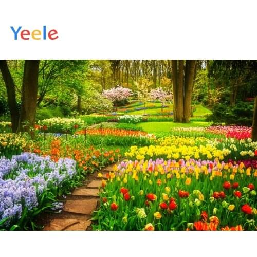 Yeele Wedding Ceremony Park Flowers Photography Backdrops Love Party Children Baby Photographic Backgrounds For Photo Studio