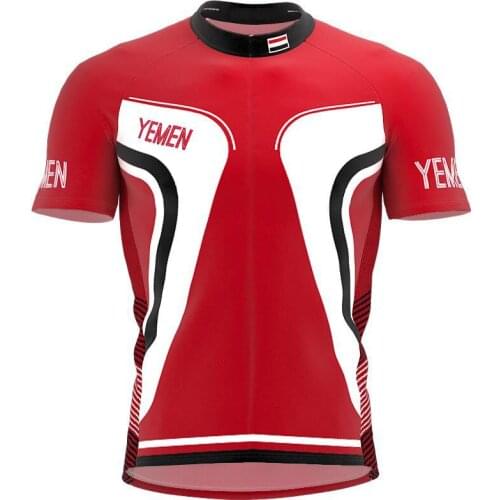 2021 new yemen mens full zipper bicycle short-sleeved cycling jersey