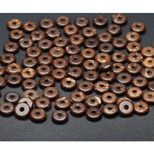 Coconut shell round brown coconut shell for DIY jewelry making bracelets
