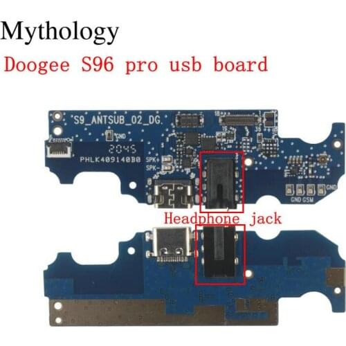 Mythology For Doogee S96 pro USB Board Flex Cable Dock Connector Headphone Jack Mobile Phone Charger Circuits