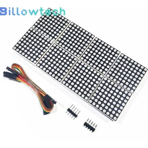 1set MAX7219 dot matrix module 8 dot matrix 2*4 display module MCU control driver module