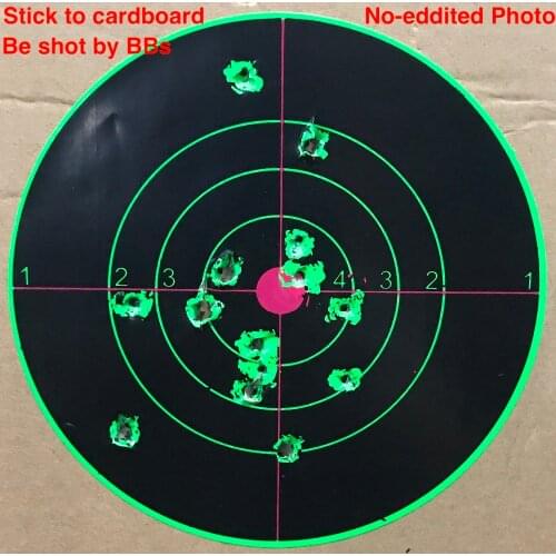 Color-impact Sticker Targets-5.50"*5.50"/14cmX14cm-10 Pack- Adhesive-Splatter Splash-Bursting & Blossom Effect-Target Shooting