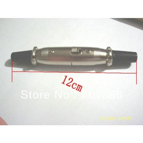 10 Set Nickel Plated 4 pin XLR Audio Microphone connector New