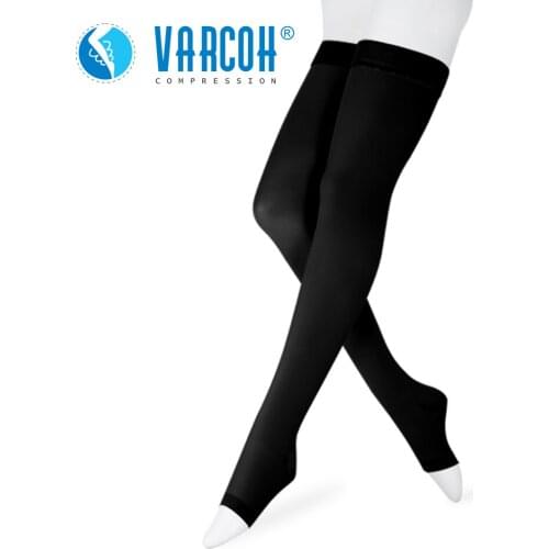 Thigh High Compression Socks Women & Men -Best Medical,Nursing,Hiking,Varicose,Travel Flight Socks-Running & Fitness 20-30 mmHg
