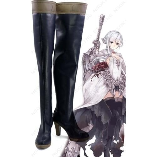 New SINoALICE Snow White Cosplay Game boots Fahion Shoes Custom-made