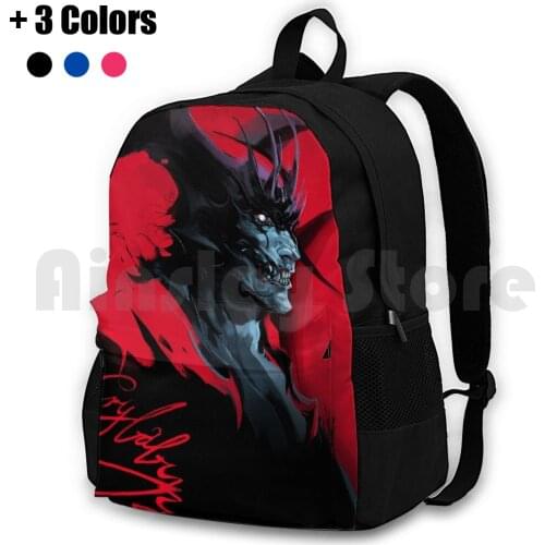 Devilman Outdoor Hiking Backpack Riding Climbing Sports Bag Devilman Akira Anime Crybaby Demon