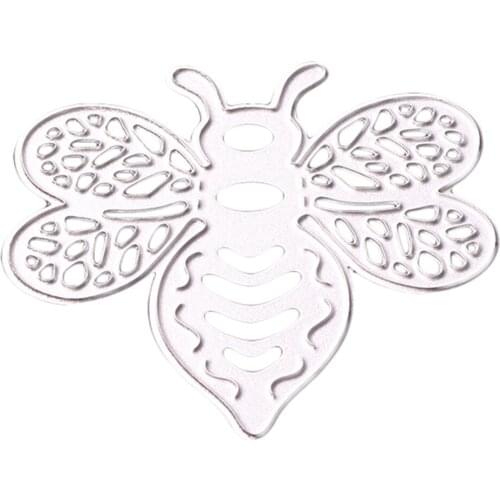 DIY Bee Shape Metal Cutting Dies Stencil for Scrapbook Album Paper Embossing Tool