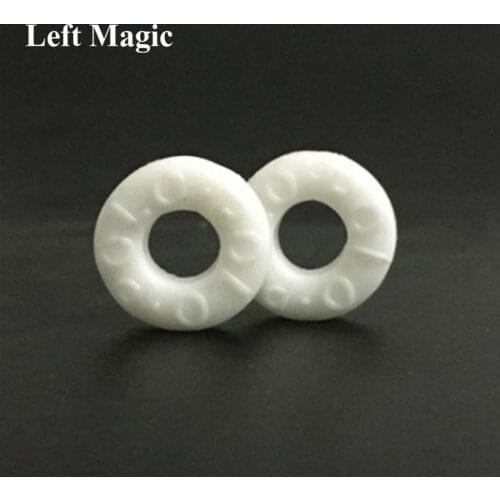 1 set Linking Mints Magic Tricks Linking Ring Candies Magia Magician Close Up Street Gimmick Props Illusion Fun Classic Toy