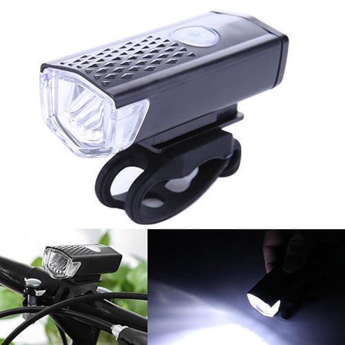 3 Modes Bicycle Front Light USB Rechargeable MTB Bike Handbar Light Waterproof Bike Flashlight Torch LED Cycling Warning Light