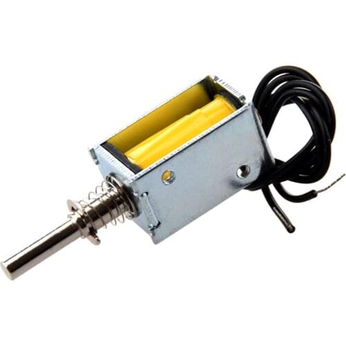 5V 0.83A 1mm 100g 2mm 50g Push Pull Type Open Frame Spring Plunger DC Solenoid Electromagnet Actuator Induction cooker parts