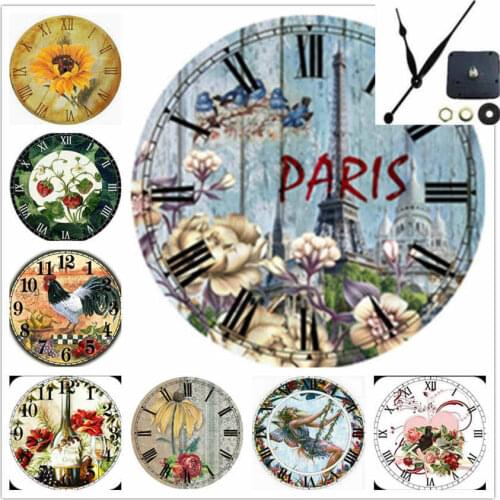 5D diamond mosaic Sale Bird Clock Diy Diamond embroidery Full Set flower Clock Aniamal 5D Diamond Painting Full Square Cartoon