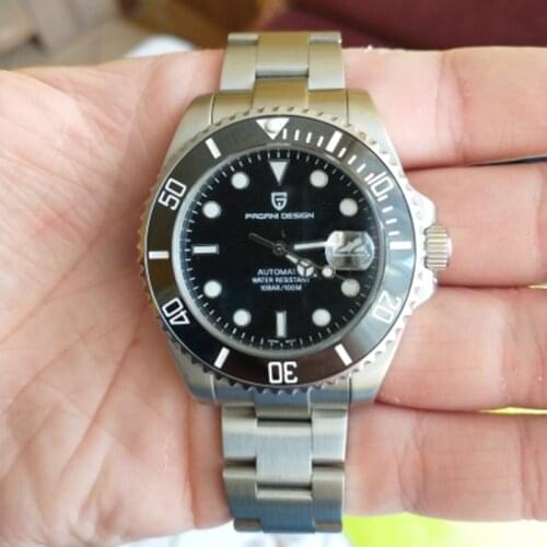 2020 PAGANI DESIGN New 43mm Men Luxury Automatic Mechanical Wrist Watch Men Stainless Steel Waterproof Watch Relogio Masculino