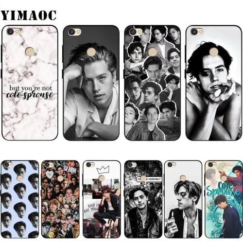 Cole Sprouse Case for Xiaomi Redmi MI Note MAX 3 6a 7 6 8 9 10 GO SE A1 A2 A3 Lite 8A F1 Pro