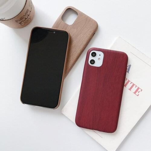High Quality Wooden Pattern Design Phone Case for iPhone 12 Business Style TPU Cover for iPhone 11/6/7/8/Plus/X/XR/XS/MAX