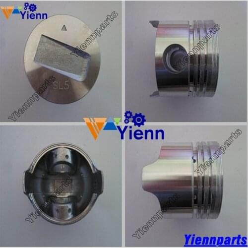 For Mitsubishi S4L S4L2 Piston 31A17-09100 With Pin And Clips For Peljob EB350 EB406 Mini Excavator S4L2 Engine Repair Parts