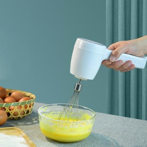 Electric Hand Mixer 5 Speed Cordless Rechargeable Admixer Egg Cream Whisks High Power Dough Blender Egg Mixer Kitchen Tool