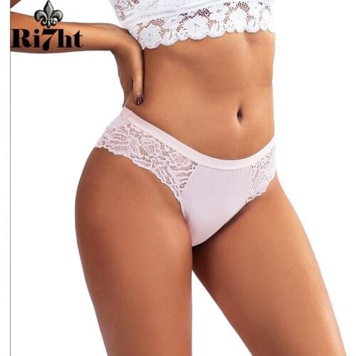 Cotton Panties Sexy Panty Briefs Lace Panties Women Underwear Lingerie Panties for Female Ladies Floral Pantys Underpants