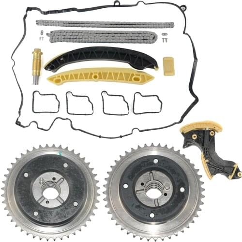 AP02 FOR MERCEDES M271 C180 C200 C230 CLC180 CLC200 TIMING CHAIN Tensioner KIT + CAMSHAFT GEARS A2710300763 A2710300863