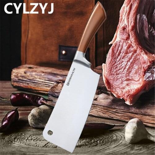 Kitchen Knife Stainless Steel Knife 3Cr13 Cleaver Knife Meat Chef Slicing Knives Nakiri Santoku Cooking Knife Comfortable Handle