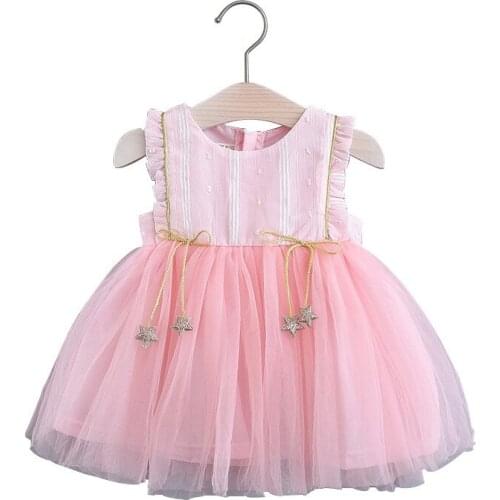Girls Korean princess dress summer fashion skirt girl baby fashion online celebrity summer dress