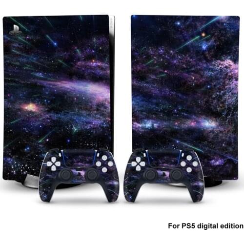 For PS5 Skin Sticker Digital Edition Camouflage Decal Cover for PlayStation 5 Console and 2 Controllers For PS5 Accessories