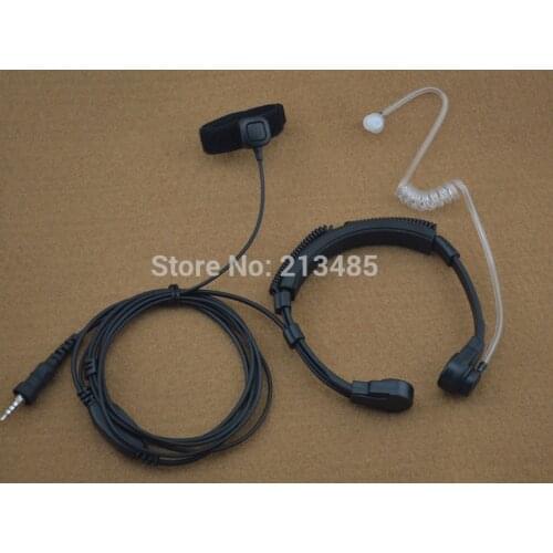 Y7 Medium-Duty Throat MIC with Finger PTT Air Tube earpiece headset earphone for Yaesu VERTEX Standard VX-6R/E VX-7R/E VX-177