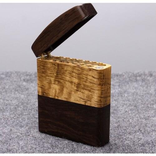 New Wood Cigarette case Cigarette For Smoking Holder For man gift Luxury
