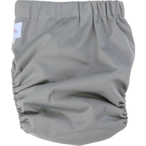 1PC Large Adult Nappy Reusable Washable Diaper Adjustable Large Nappy for Old Man Disabled Postoperative Care Size (Random Col