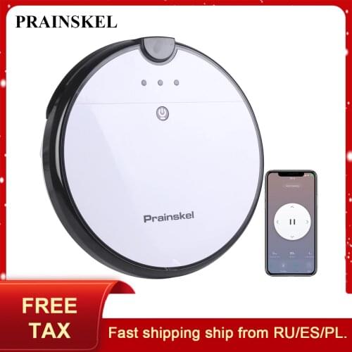 Prainskel Robot Vacuum Cleaner Smart Home Pet Hair Household Cleaning Robot 9R Electric Sweeper App Wireless Vacuum Auto Charge