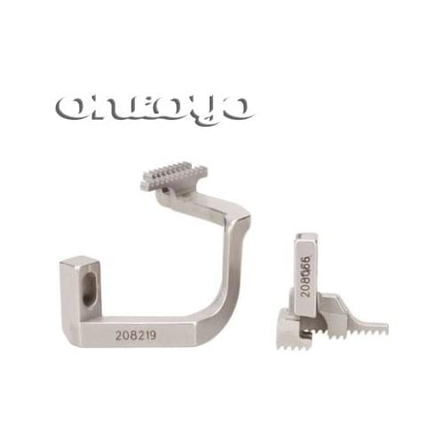 Industrial Sewing Machine Spare Parts Feed Dog Set 208219/208066 For Pegasus M700 Overlock Sewing Machine