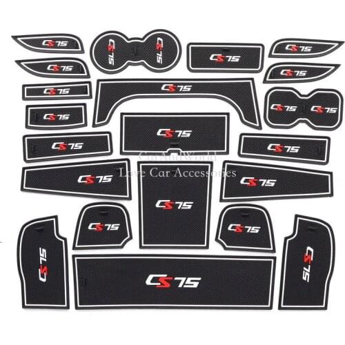 For Changan CS75 2018 2019 2020 Non-slip Cup Mats Anti Slip Door Groove Gate Slot Pad Mat Stickers Car-Styling Accessories