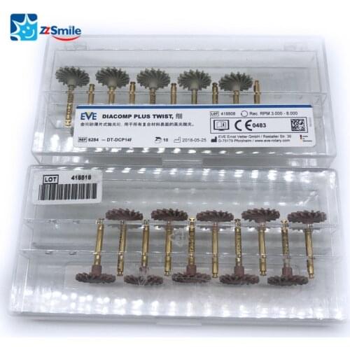 Dental EVE Diacomp Plus Twist RA Dental Polishing Wheel Polishing Systems