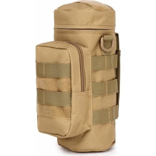 Tactical Molle Water Bottle Pouch Camo Outdoor Sports Camping Hiking Travel Portable Water Bag Kettle Holder Hunting Waist Bags