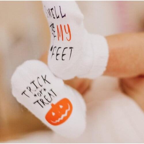 Funny Merry Christmas happy Halloween eve party decoration Socks baby shower Pregnancy Announcement mommy to be Gift Photo props