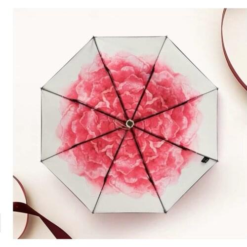 Uv Protection Women Umbrella Fashion Business Windproof Adult Fold Umbrella Large Guarda Chuva Household Merchandises BD50UU